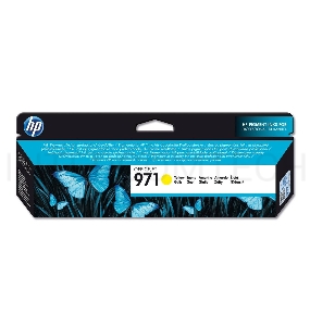 Картридж струйный HP 971 CN624AE желтый для HP OJ Pro X476dw/X576dw/X451dw/X551dw (2500стр.)