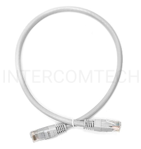 Кабель Патч-корд Lanmaster UTP TWT-45-45-0.5/6-GY вилка RJ-45-вилка RJ-45 кат.6 0.5м серый ПВХ
