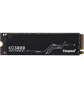 Накопитель SSD M.2 Kingston 4.0Tb KC3000 Series <SKC3000D/4096G> (PCI-E 4.0 x4, up to 7000/7000Mbs, 1000000 IOPS, 3D TLC, NVMe, 3200TBW, Phison E18, 22х80mm, LP graphen heatsink)