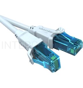 Патч-корд Vention прямой UTP cat.5е, RJ45 - 3м. Серый VAP-A10-S300