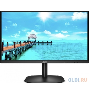 Монитор 21.5'' АОС 22B2D [16:9] 1920х1080(FHD) VA, nonGLARE, 250cd/m2, H178°/V178°, 3000:1, 20M:1, 16.7M, 4ms, VGA, DVI, Tilt, 3Y, Black