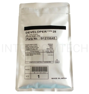 Расходные материалы Ricoh 888224  Девелопер тип 28 {Ricoh 201X/202X/3025/3030/1500/1900/1600/2000/25XX/3010/3350/2851/3351/2352/2852/3352/2553/3053/3353, (60000стр)}