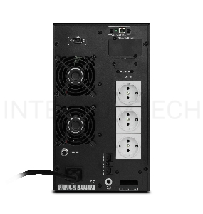 Источник бесперебойного питания Powerman Online 3000 Plus Black external battery pack (not included)(БЕЗ БАТАРЕИ)