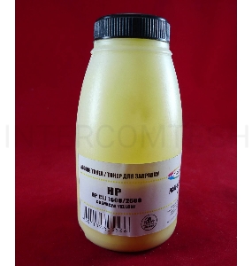 Тонер HP CLJ 1600/2600 Yellow, химический (фл. 80г) B&W Premium (Mitsubishi) фас. России