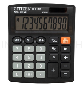 Калькулятор бухгалтерский Citizen SDC-810NR черный 10-разр.