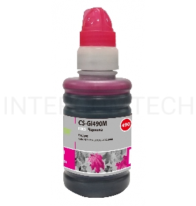 Чернила Cactus CS-GI490M пурпурный 100мл для Canon PIXMA G1400, G2400, G3400