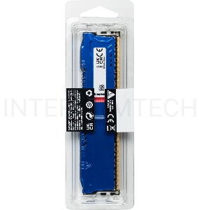 Память оперативная Kingston 4GB 1600MHz DDR3 CL10 DIMM FURY Beast Blue