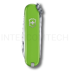 Нож перочинный Victorinox Classic Smashed Avocado (0.6223.43G) 58мм 7функц. карт.коробка