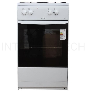 Плита комбинированная DARINA S KM521 300 W, 50х45см, 2 газ. конфорки, эл. духовка, цвет белый