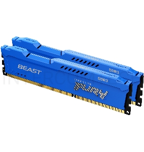 Модуль памяти Kingston DRAM 8GB 1600MHz DDR3 CL10 DIMM (Kit of 2) FURY Beast Blue EAN: 740617318180