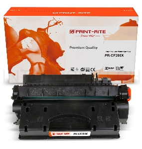 Картридж лазерный Print-Rite TFHAKFBPU1J1 PR-CF280X CF280X черный (6900стр.) для HP LJ Pro 400/M401/M425