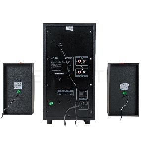 Колонки Dialog Progressive AP-200 BLACK { 2.1, 30W+2*15W RMS, USB+SD reader }