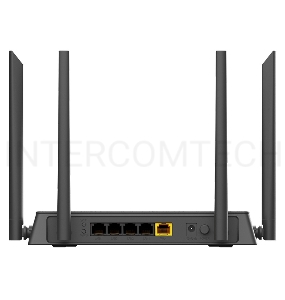 Роутер (маршрутизатор) беспроводной D-Link DIR-822 (DIR-822/RU/R1A/R1B) AC1200 10/100BASE-TX черный