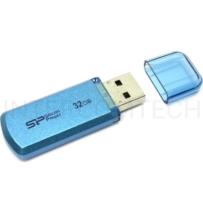 Флеш Диск Silicon Power 32Gb Helios 101 SP032GBUF2101V1B USB2.0 синий