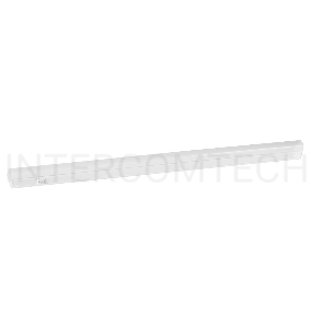 Светодиодный линейный светильник Ultraflash LWL-2013-08CL (LED свет-к с выкл. на корпусе, пластик, 220В, 8W, с сетевым проводом)