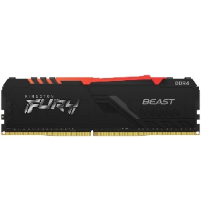 Память оперативная Kingston 16GB 3200MHz DDR4 CL16 DIMM 1Gx8 FURY Beast RGB
