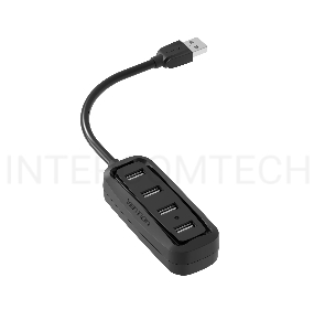 Концентратор Vention USB 2.0 на 4 порта Черный VAS-J43-B015