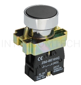Кнопка LAY5-BA21 без подсветки черн. 1з ИЭК BBT60-BA-K02