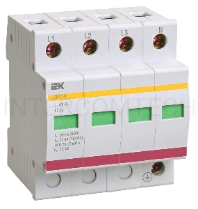 Ограничитель перенапряжения ОПС1-C 4P ИЭК MOP20-4-C