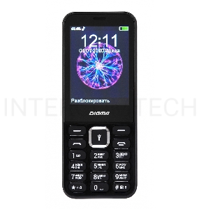 Мобильный телефон Digma C281 Linx 32Mb черный моноблок 2Sim 2.8