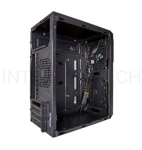Корпус Minitower Exegate BAA-103 Black, mATX, <AAA350, 80mm>, 2*USB, Audio