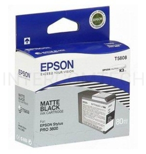 Струйный картридж EPSON C13T580800 для Stylus Pro 3800 80 мл matte  black