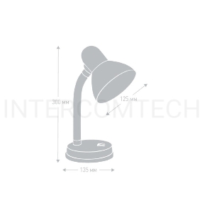 Светильник CAMELION KD-301 C02  kd-301 с02 черный настольный 230v 60w