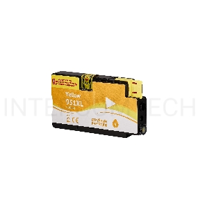 Струйный картридж Sakura CN048AE (№951XL Yellow) для HP, желтый, 26 мл., 1500 к.