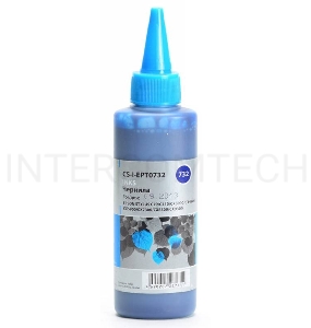 Чернила Cactus CS-I-EPT0732 голубой (100мл) Epson Stylus С79/C110/СХ3900/CX4900/CX5900/CX7300