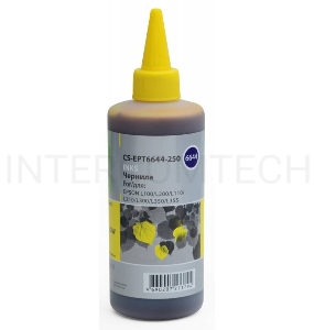 Чернила Cactus CS-EPT6644-250 желтый 250мл для Epson L100/L110/L120/L132/L200/L210/L222/L300/L312/L350/L355/L362/L366/L456/L550/L555/L566/L1300