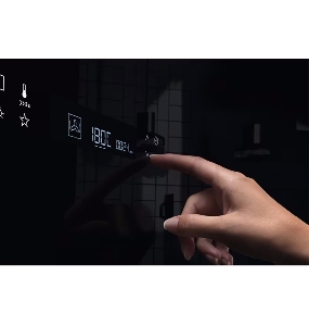 Встраиваемая электрическая духовка ELECTROLUX с конвекцией, объем 72 л, 11 режимов, 9 автопрограмм, очистка пиролитическая, 4 стекла в дверце, направляющие проволочные + телескопические (1 уровень), термощуп, сенсорное управление