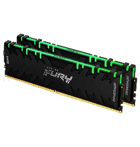 Память оперативная Kingston 32GB 3200MHz DDR4 CL16 DIMM (Kit of 2) 1Gx8 FURY Renegade RGB