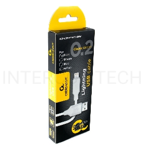 Кабель Cablexpert для Apple CCB-USB-AMAPO2-1MW, AM/Lightning, издание Classic 0.2, длина 1м, белый, блистер