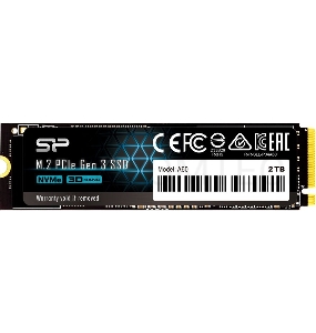 Твердотельный диск 2TB Silicon Power P34A60, M.2 2280, PCI-E 3x4 [R/W - 2200/1600 MB/s]