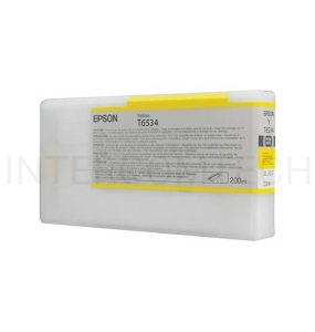 Картридж струйный Epson C13T653400 желтый для Stylus Pro 4900 (200ml)