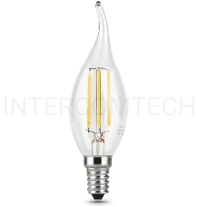 Светодиодная лампа GAUSS 104801207 LED Filament Свеча на ветру E14 7W 580lm 4100К 1/10/50