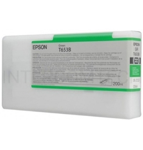 Картридж струйный Epson C13T653B00 зеленый для Stylus Pro 4900 (200ml)