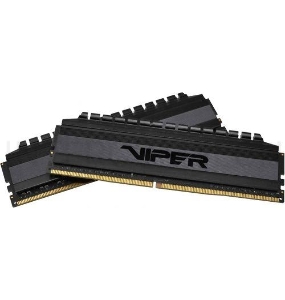 Модуль памяти DDR 4 DIMM 16Gb (8GBx2) PC35200, 4400Mhz, PATRIOT BLACKOUT (PVB416G440C8K) (retail)