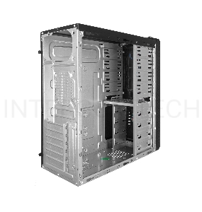 Корпус Miditower Exegate UN-603 Black, ATX, <UN500, 120mm> 2*USB, Audio