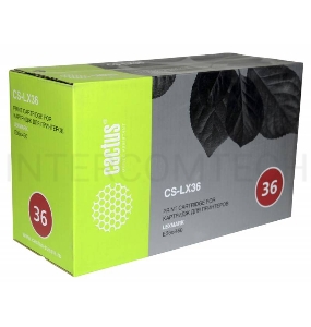 Тонер Картридж Cactus CS-LX36 E360H11E черный для Lexmark Optra E360/E460/E360d/E460dn/E360dn/E460dw (9000стр.)