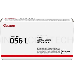 Тонер-картридж CANON 056L BKчерный для LBP325x/MF543x/MF542x, пониженной емкости