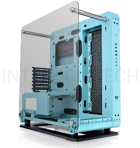 Корпус Thermaltake Core P6 TG Turquoise черный без БП ATX 18x120mm 12x140mm 2xUSB2.0 2xUSB3.0 audio bott PSU