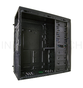 Корпус Exegate EX272730RUS  MiditowerXP-330U Black, ATX, <XP600, Black,120mm>, 2*USB+2*USB3.0, Audio