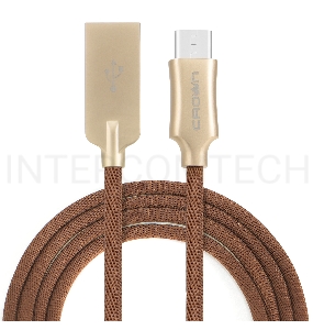 Кабель Crown USB - USB Type-C CMCU-3132C brown