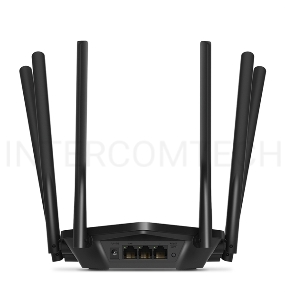Роутер Mercusys AC1900 Wireless AC Gigabit Router, 600 Mbps at 2.4 GHz + 1300 Mbps at 5 GHz, 6×5dBi Fixed External Antennas with Beamforming, 2× G LAN Ports, 1× G WAN Port, Access Point Mode, 3X3 MU-MIMO, Parental Controls, Guest Network, Smart Connect