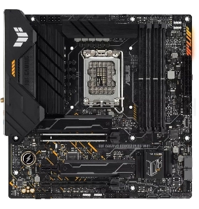 Материнская плата ASUS TUF GAMING B660M-PLUS WIFI, LGA1700, B660, 4*DDR5, DP+HDMI, CrossFireX, SATA3 + RAID, Audio, Gb LAN, USB 3.2*6, USB 2.0*6, COM*1 header (w/o cable), mATX ; 90MB1AZ0-M0EAY0