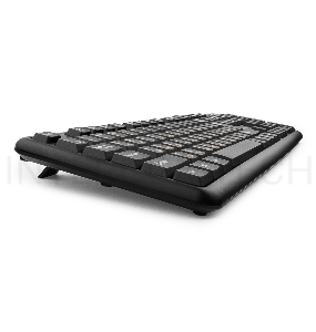 Клавиатура Гарнизон GK-100XL, USB, черный, кабель 2м