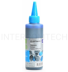 Чернила Cactus CS-EPT6642 голубой (100мл) Epson L100