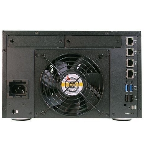 Система хранения данных Infortrend  EonStor GSe Pro 100 5bay. Intel Atom 2.4GHz 4C CPU, 1x4GB non-ECC , 4x1GbE(RJ45), 2x USB 2.0, 2x USB 3.0, 1x Host Board slot, 1xPSU and 5 drive trays (GSe Pro 105-C)