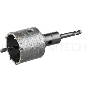Коронка ЗУБР 2918-65_z01  буровая коническая SDS+ в сборе 65мм